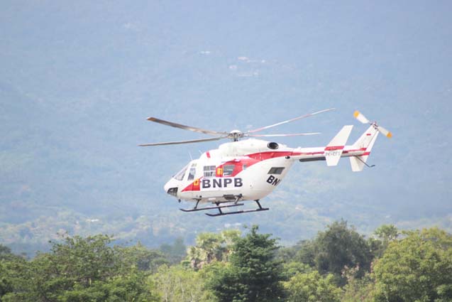 Heli BNPB anter sampel swab.