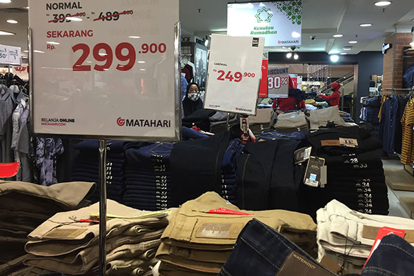 Salah satu mal di Jakarta