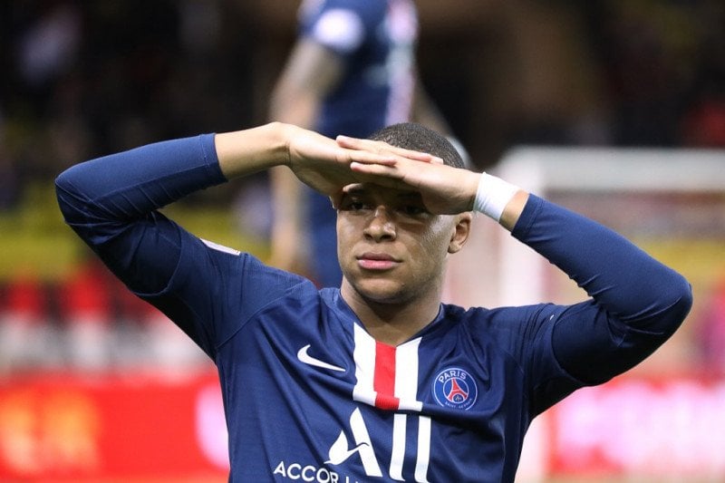 Striker Paris Saint-Germain Kylian Mbappe.