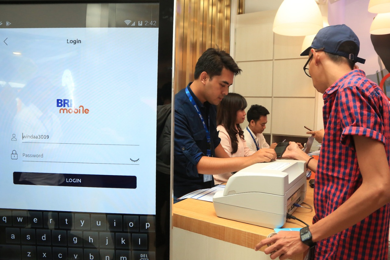 Transaksi digital BRI mengalami kenaikan selama pandemi Covid-19.