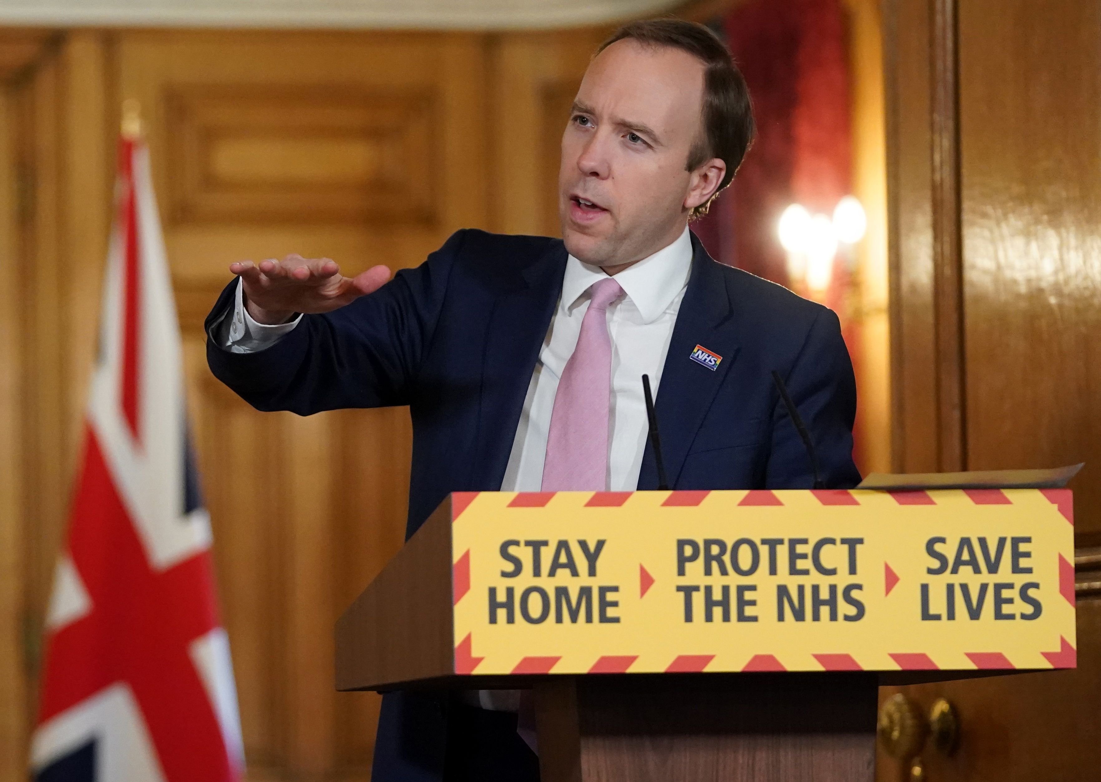 Menteri Kesehatan Matt Hancock