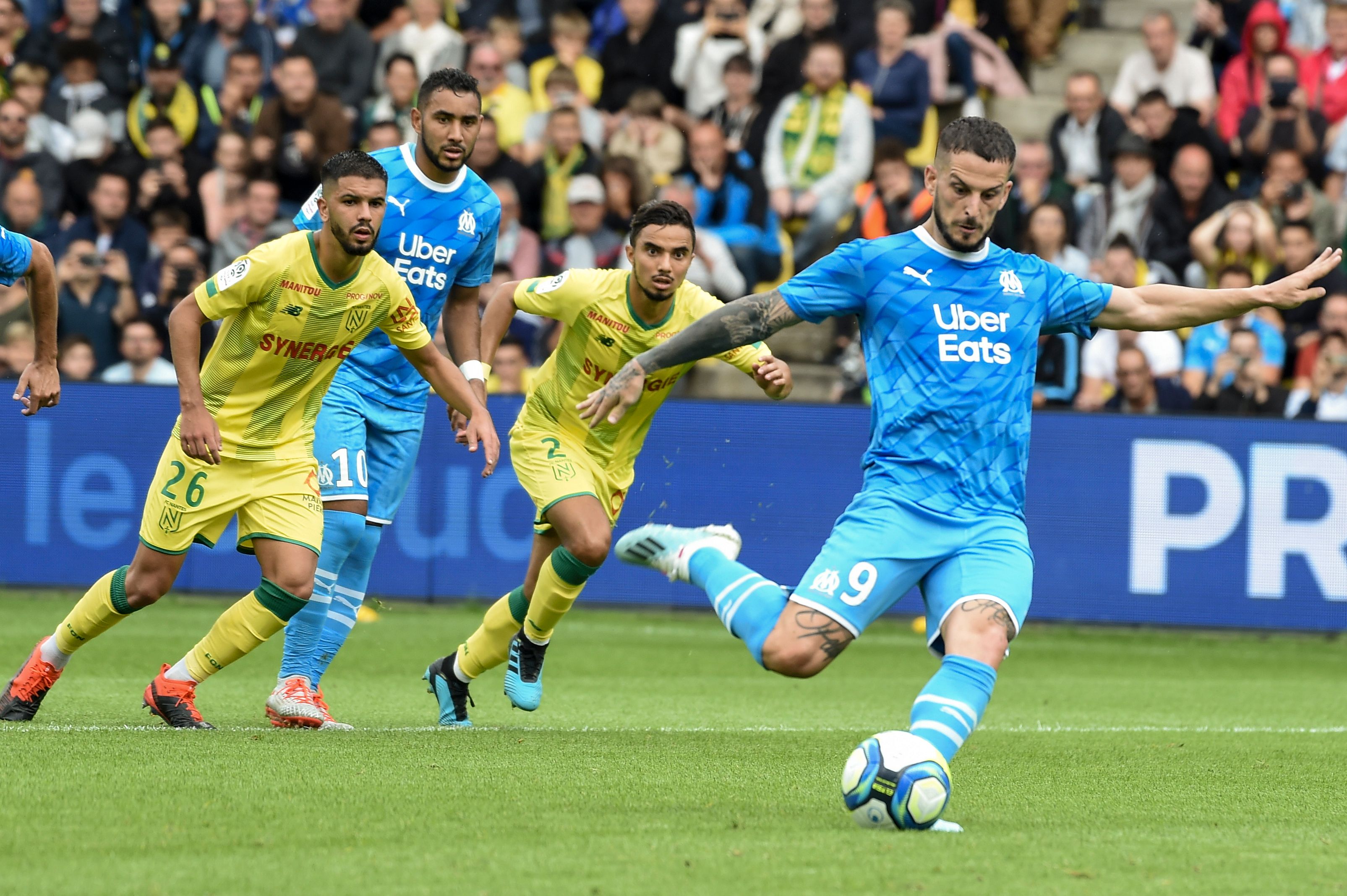 Laga Ligue 1 antara Marseille dan Nantes