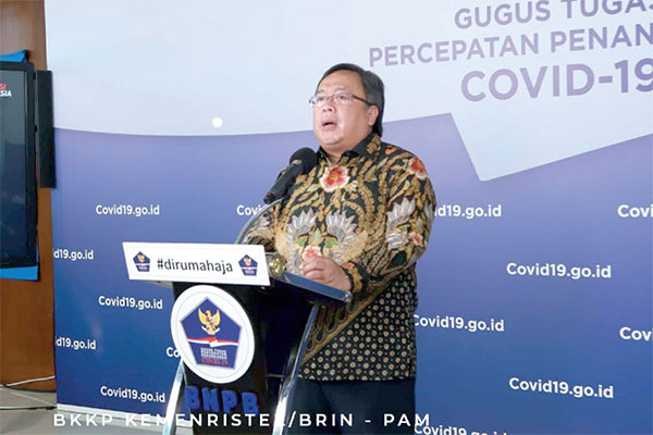 Menristek sekaligus Kepala BRIN Bambang Brodjonegoro