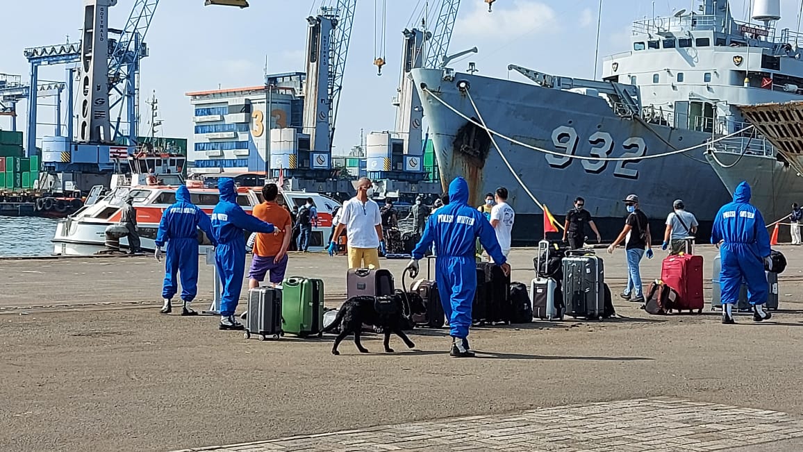 ABK kapal pesiar asal Indonesia tiba di Tanjung Priok