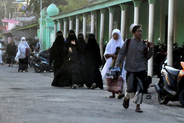 Suasana di Pondok Pesantren Al Fatah Temboro Magetan, Jatim beberapa waktu lalu. Santri asal Labuan Bajo dinyatakan positif covid-19.