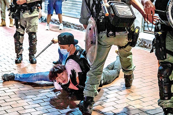 Demonstrasi di Hong Kong