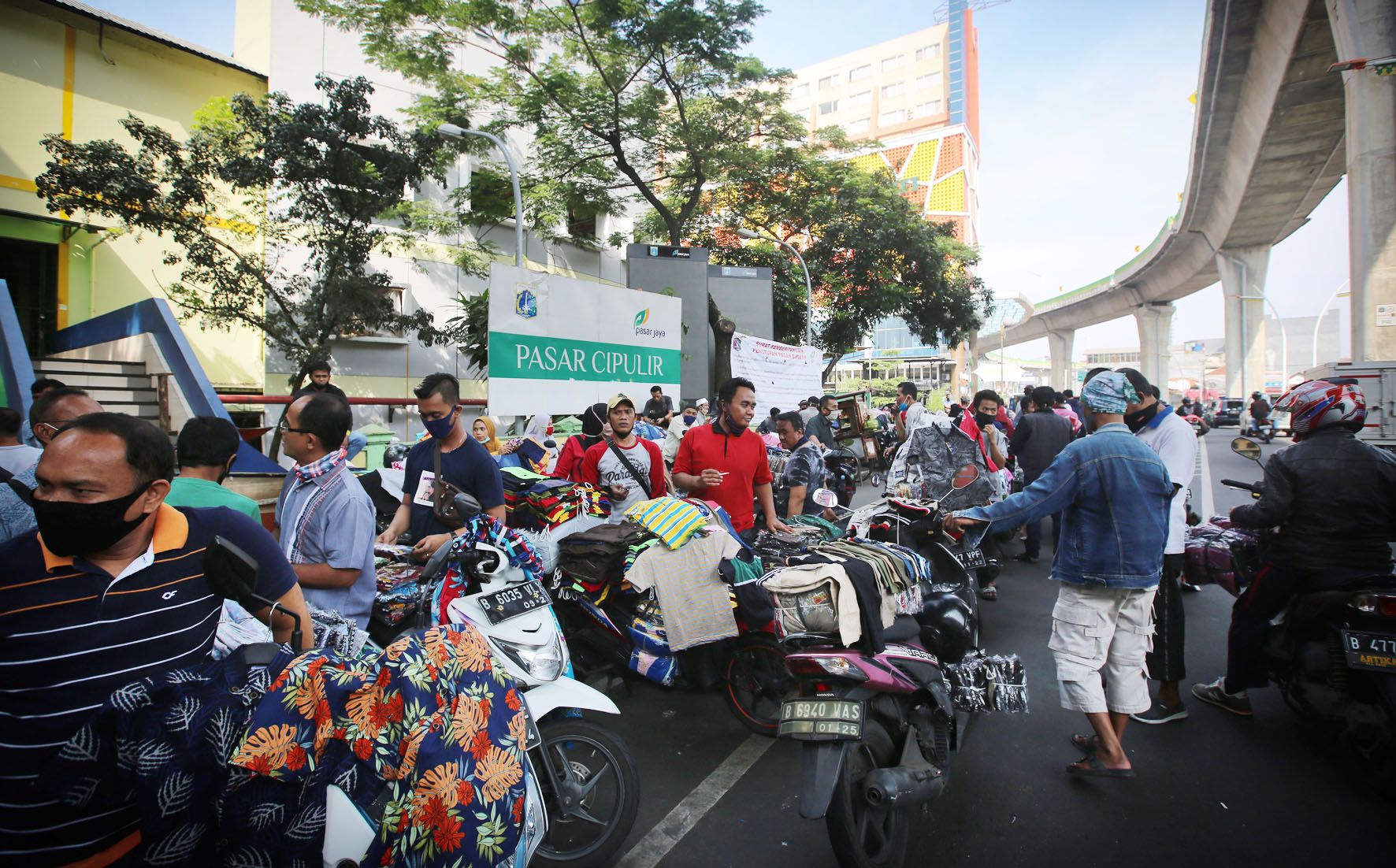 Suasana PSBB di Jakarta