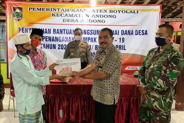 Baru satu dari 261 desa di Kabupaten Boyolali yang cairkan BLT dana desa untuk Penanggulangan Covid-19
