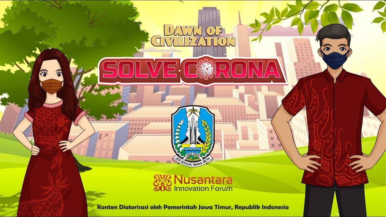 Pemprov Jatim luncurkan game tentang Covid 19.