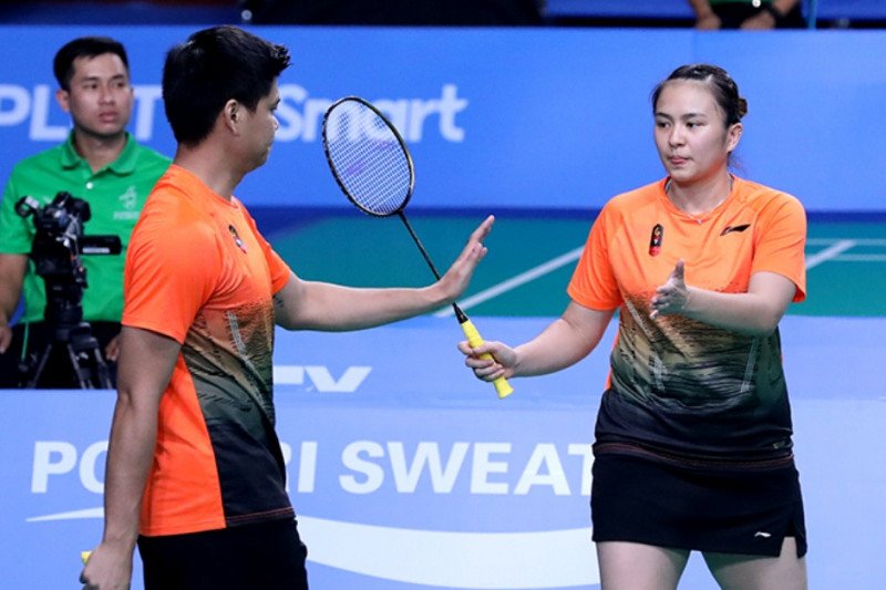 Pasangan ganda campuran Indonesia Praveen Jordan/Melati Daeva.