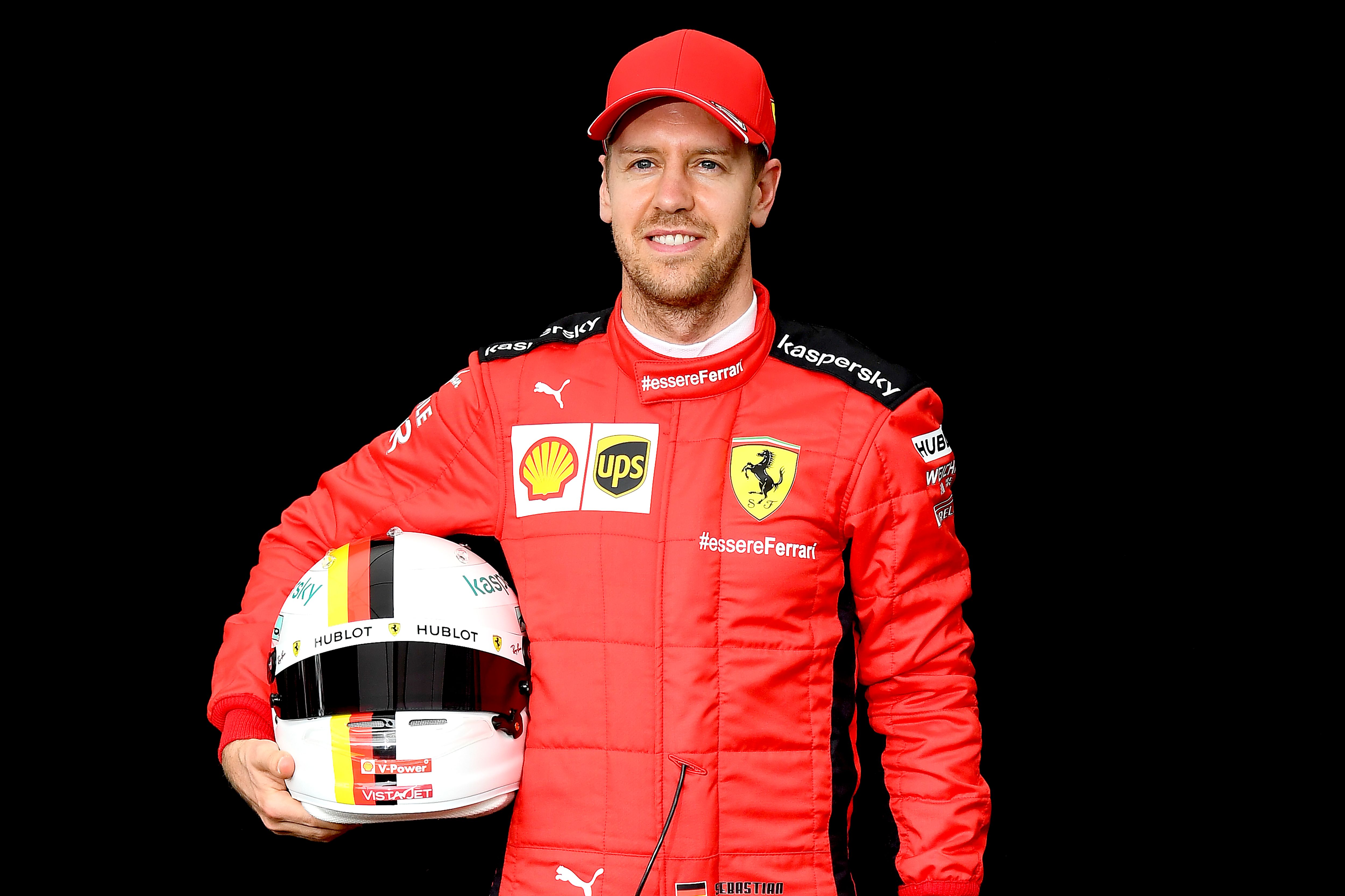 Sebastian Vettel di Albert Park saat Formula One Australian Grand Prix, Melbourne pada 12 Maret 2020