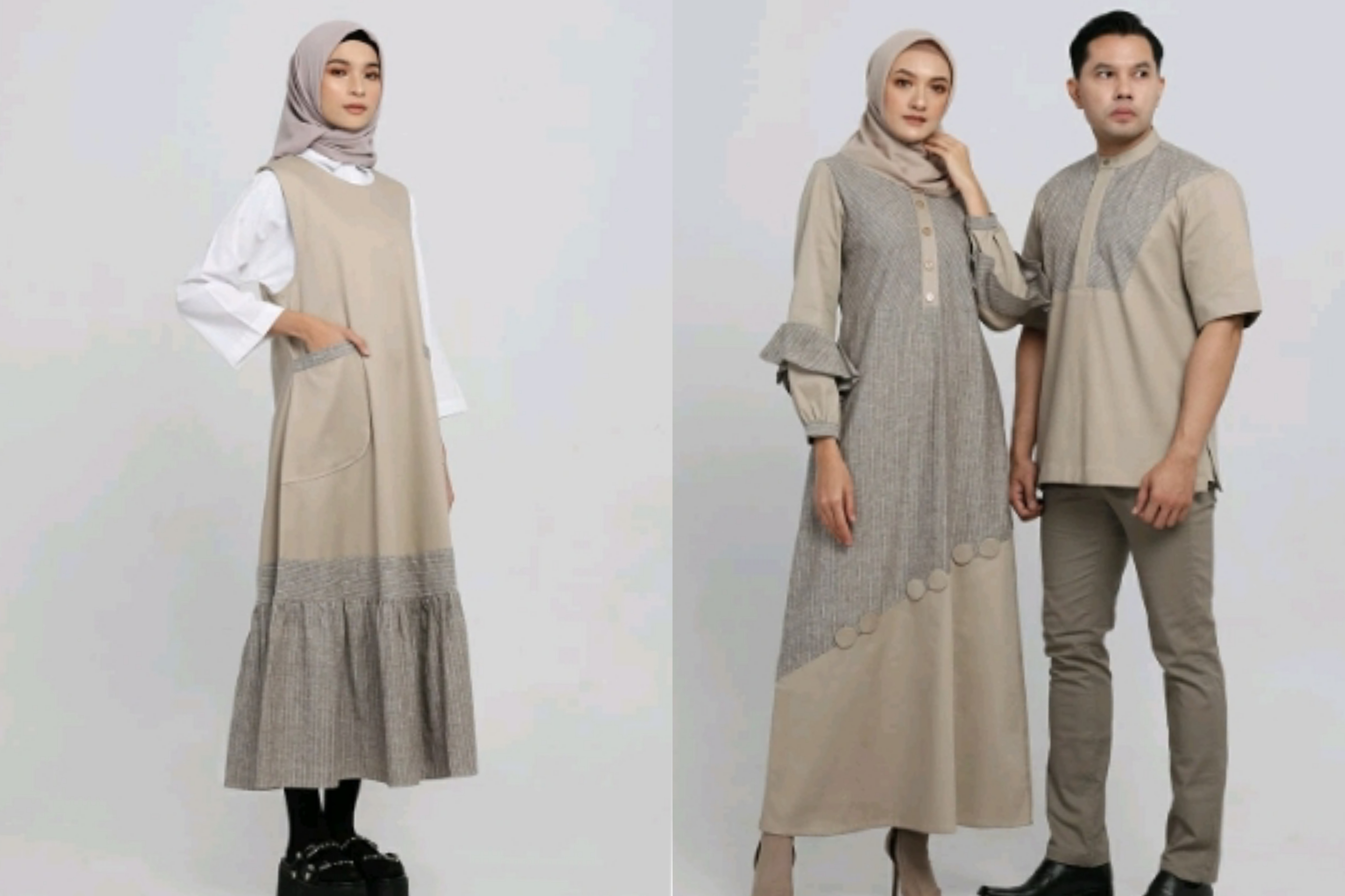 Busana sporty kasual dan busana sarimbit dari label Anggia Handmade yang terinspirasi kondisi bumi saat ini.