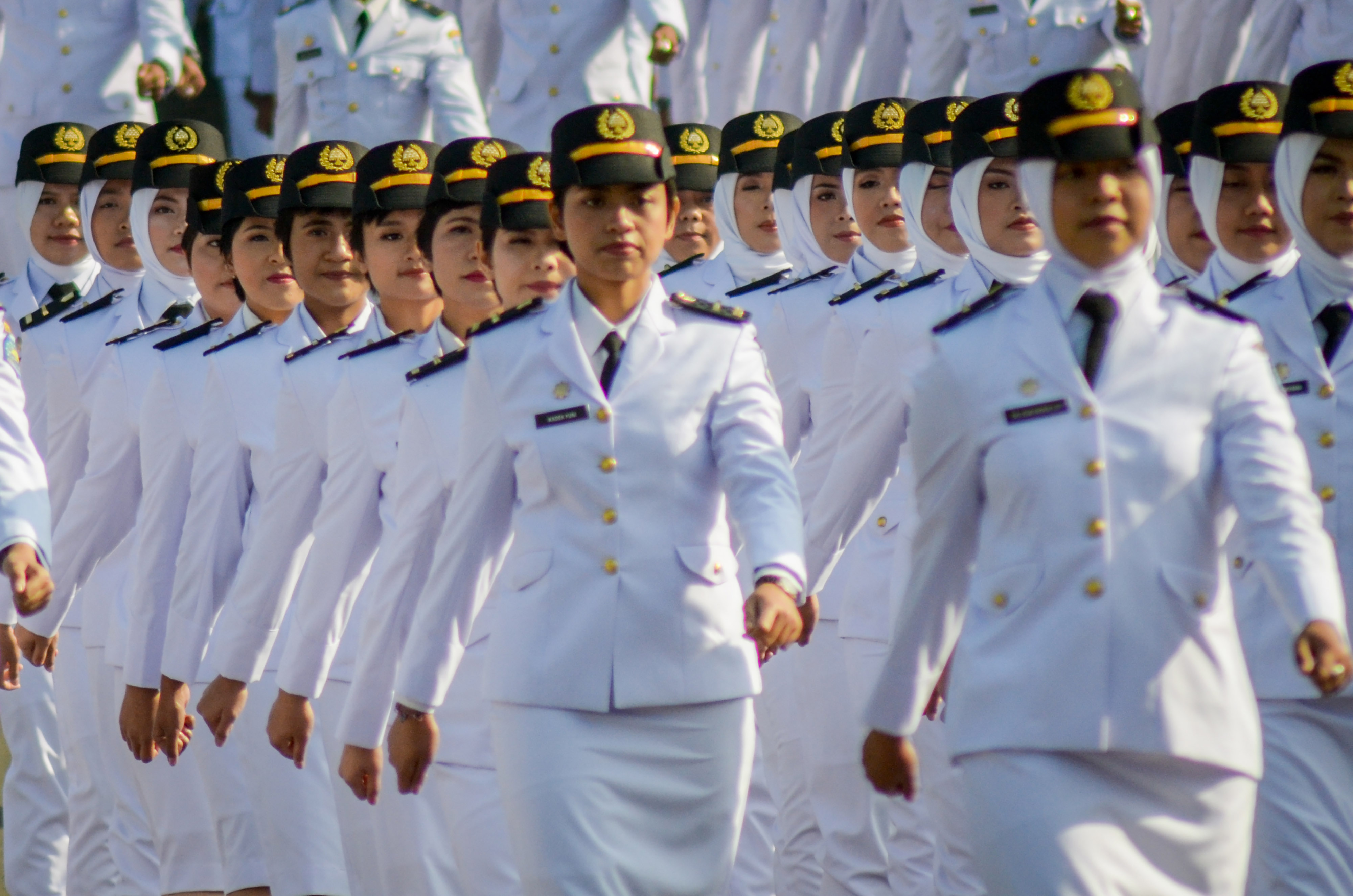 Momen pelantikan calon pamong praja lulusan Institut Pemerintahan Dalam negeri (IPDN)