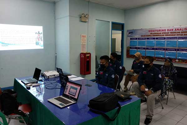 Rapat virtual antara KLHK dengan BPPT melalui Balai Besar Teknologi Modofikasi Cuaca (BBTMC) melaksanakan operasi teknologi modifikasi cuaca