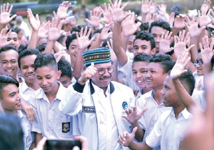 Menteri Komunikasi dan Informatika Johnny G. Plate