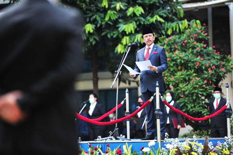 Menkominfo Johnny G Plate.