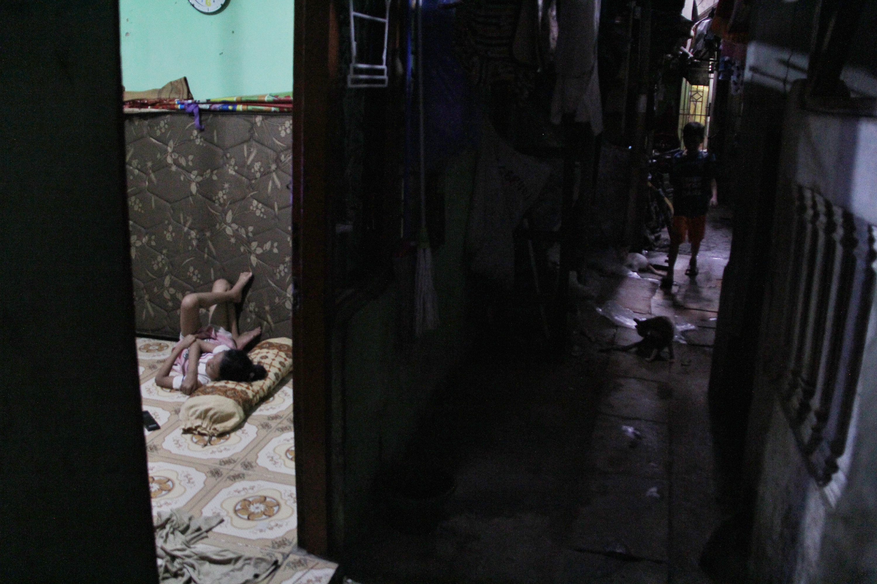 Suasana di kawasan Tambora, Jakarta Barat.