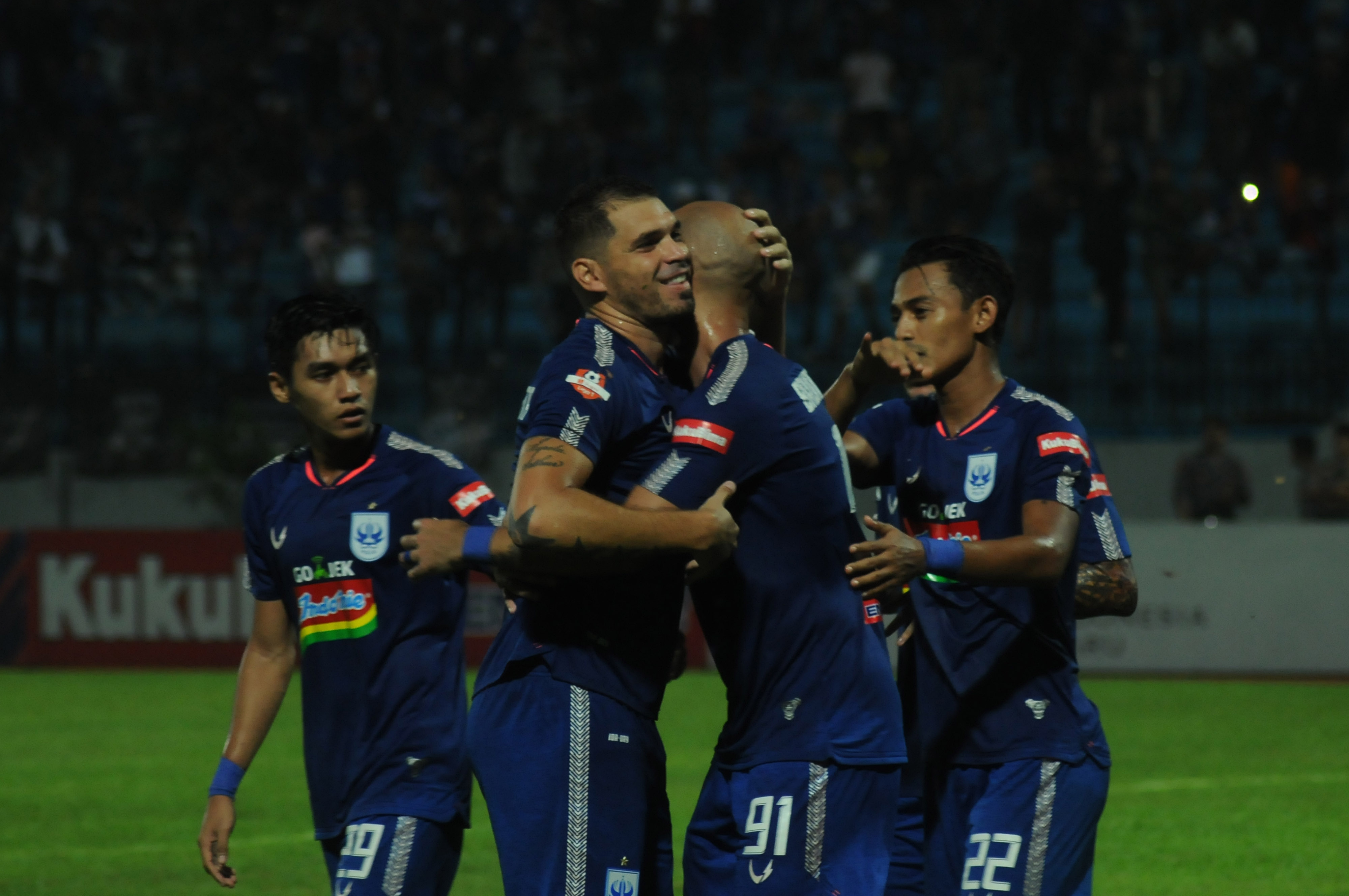 Pemain PSIS Semarang saat berlaga di Liga 1 2019