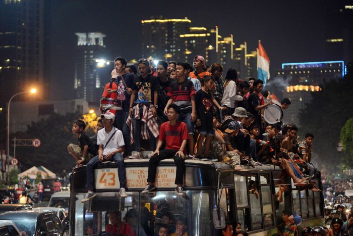 Takbir Keliling di Jakarta.