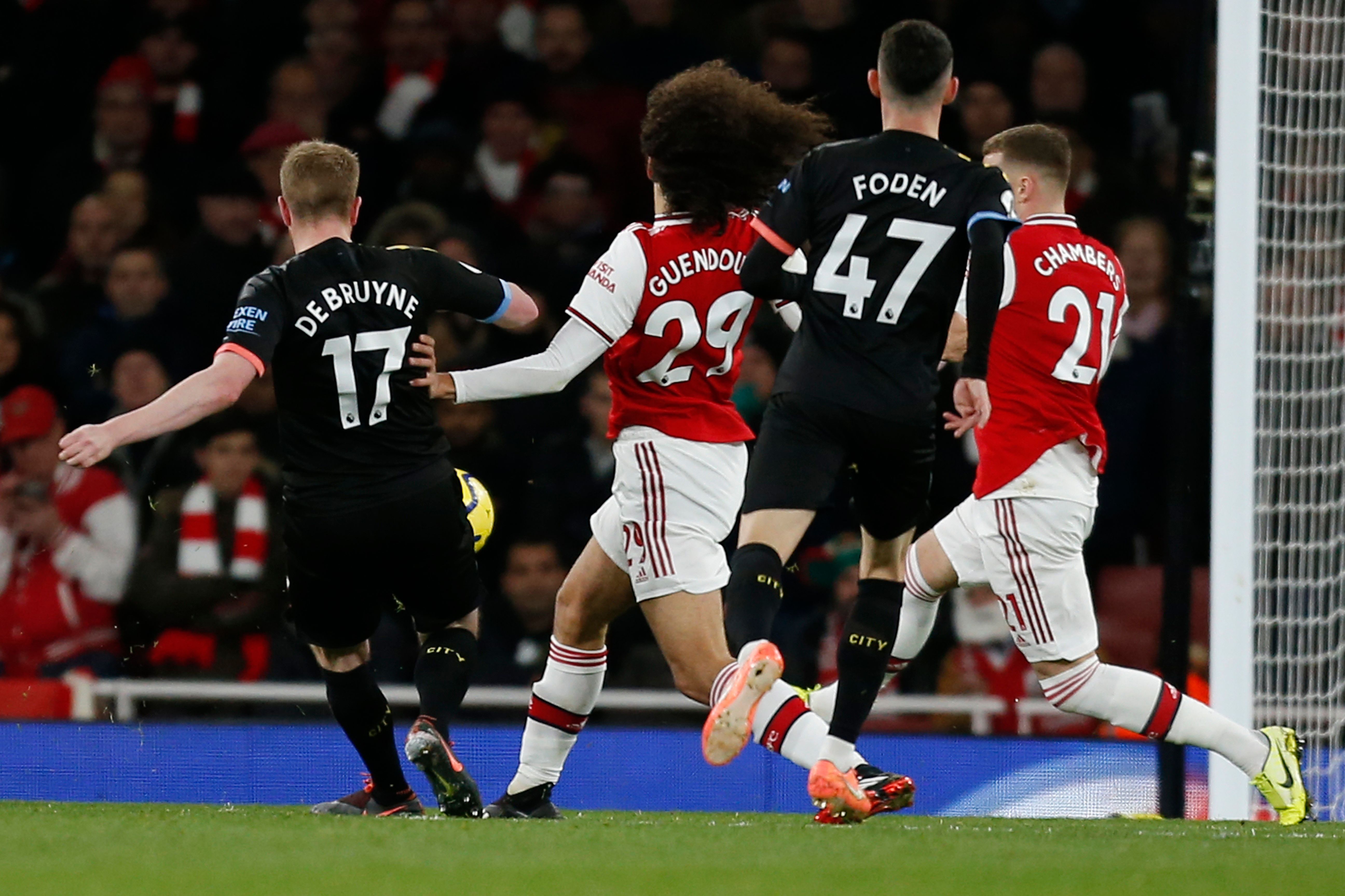 Laga Manchester City vs Arsenal akan menjadi salah satu laga pembuka bergulirnya kembali Liga Primer Inggris.