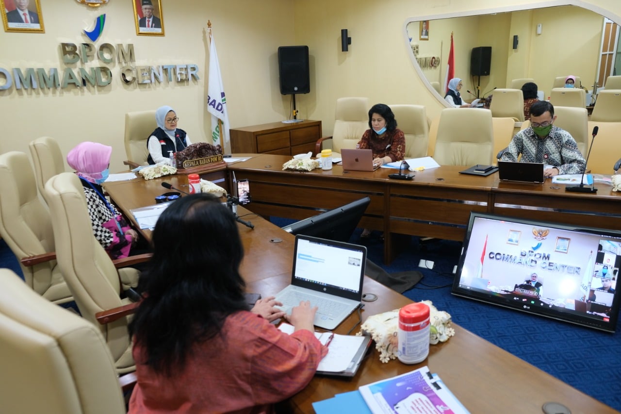 Konferensi pers virtual Hasil Intensifikasi Pengawasan Pangan selama Bulan Ramadan dan Menjelang Hari Raya Idul Fitri  2020.