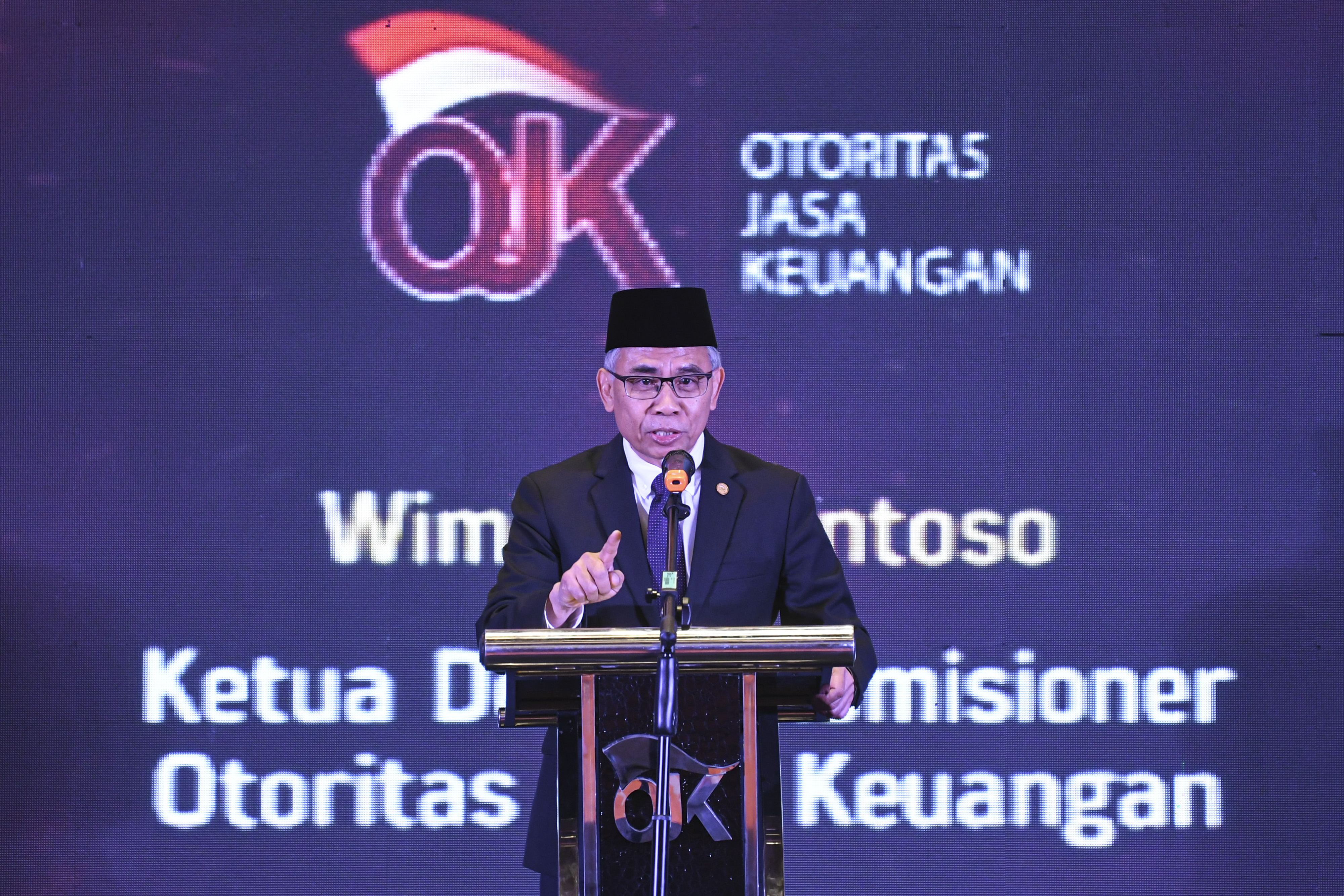 Ketua Dewan Komisioner Otoritas Jasa Keuangan (OJK) Wimboh Santoso