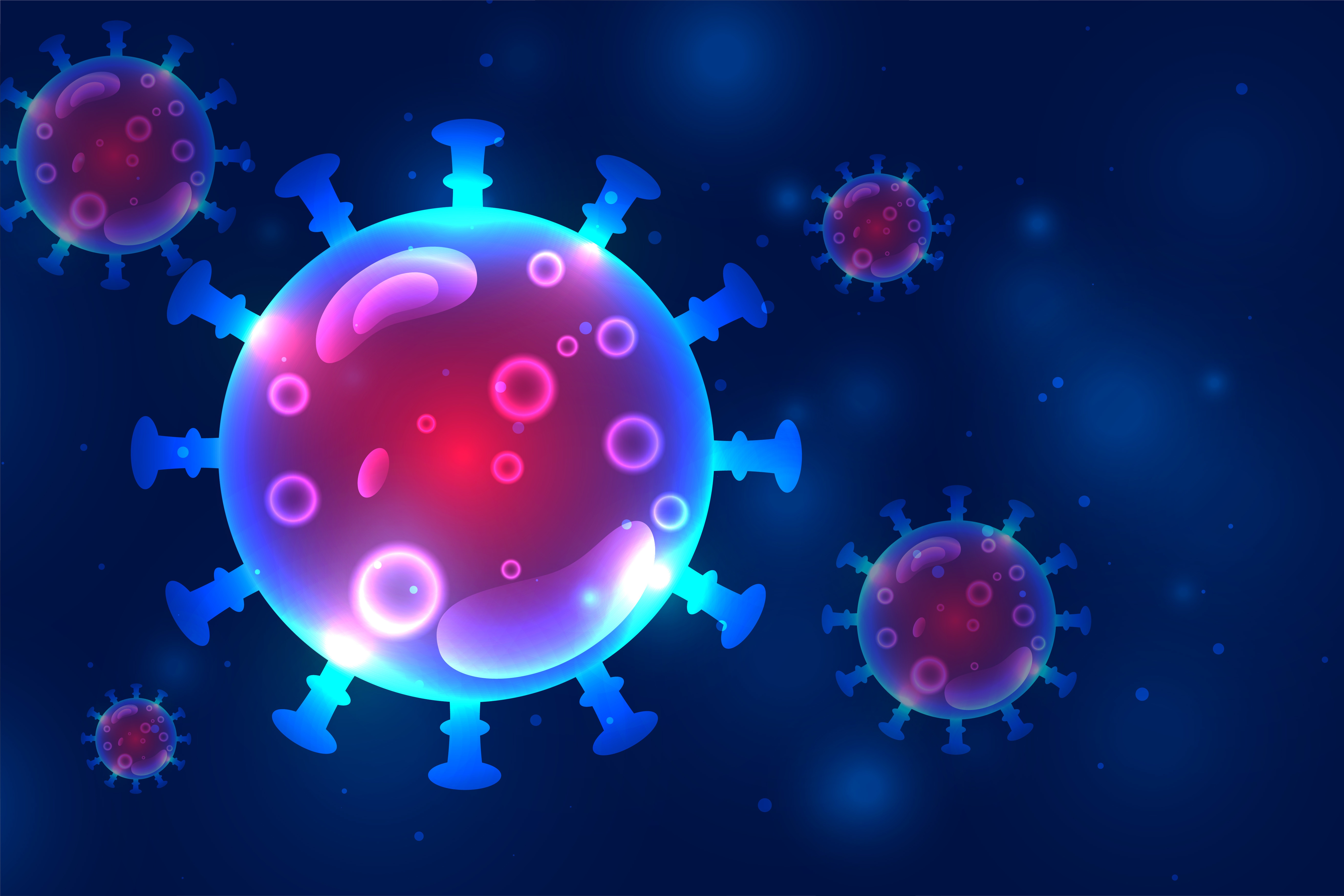 Ilustrasi virus korona