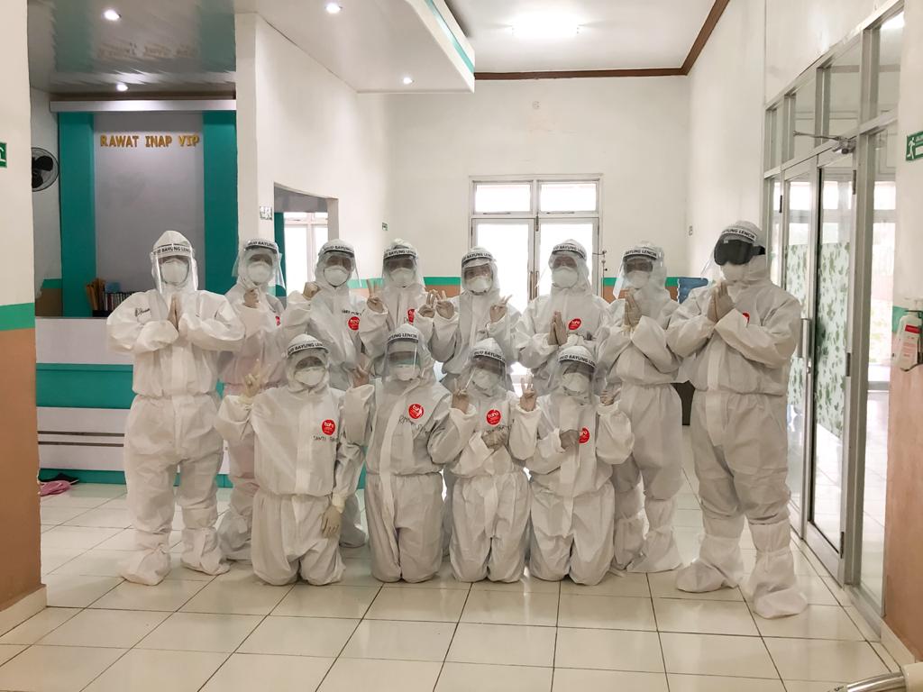 Indonesia Jangan Menyerah, video yang dibuat tim medis Muba tengah viral.