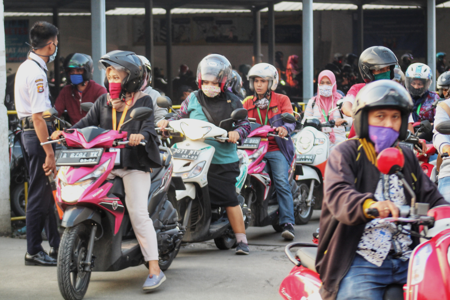 Buruh pabrik di Cikupa Tangerang