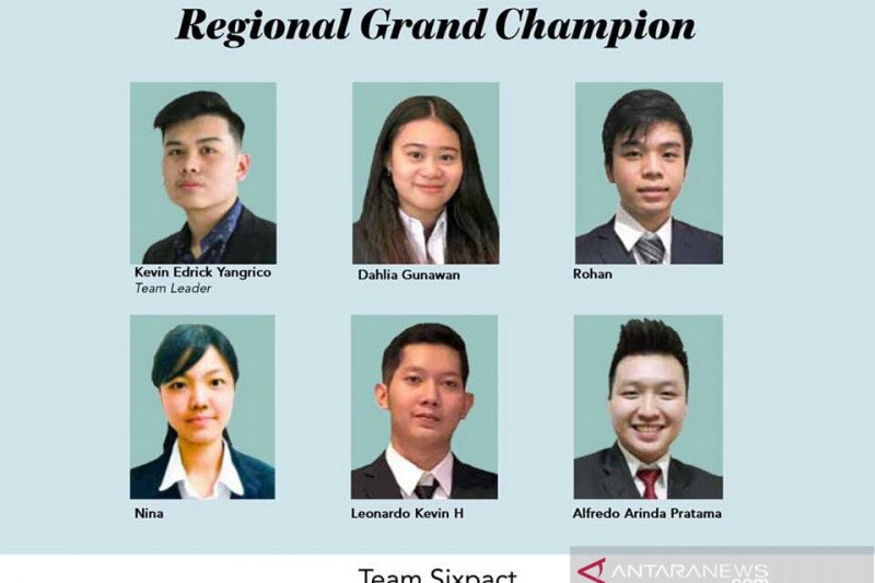 Tim Sixpack Trisakti School of Management terdiri dari Kevin Edrick, Dahlia Gunawan, Rohan, Nina, Leonardo Kevin dan Alfredo Arinda.