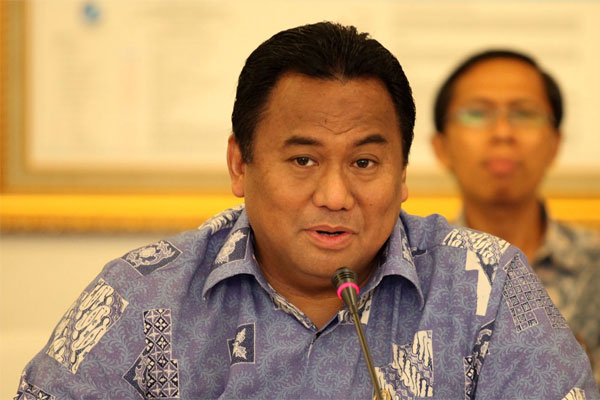 Wakil Ketua DPR RI bidang Korinbang Rachmat Gobel.  