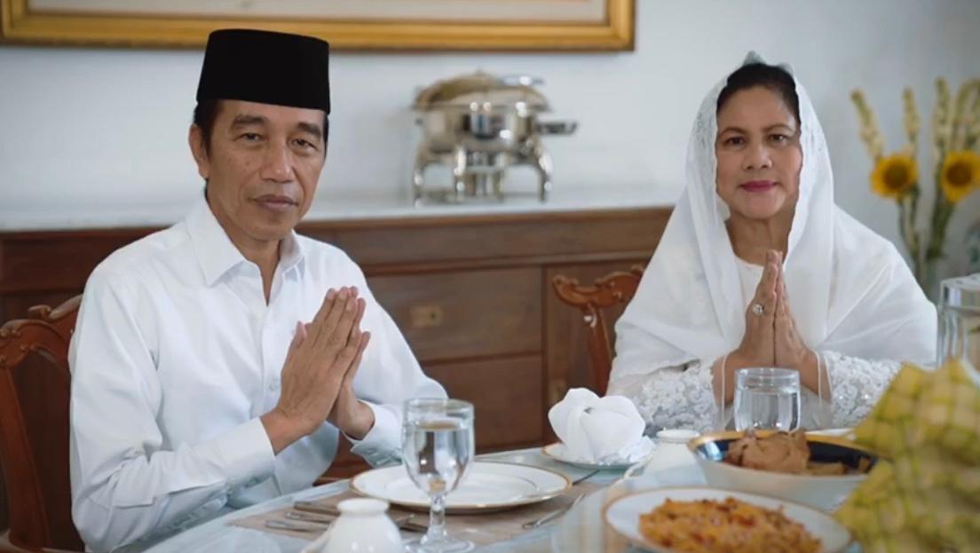 Presiden RI Joko Widodo bersama ibu negara Iriana Joko Widodo