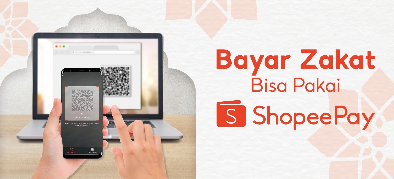 ShopeePay menghadirkan Pembayaran Zakat Online bekerja sama dengan beberapa instansi penyedia jasa Zakat Fitrah dan Donasi di Indonesia.