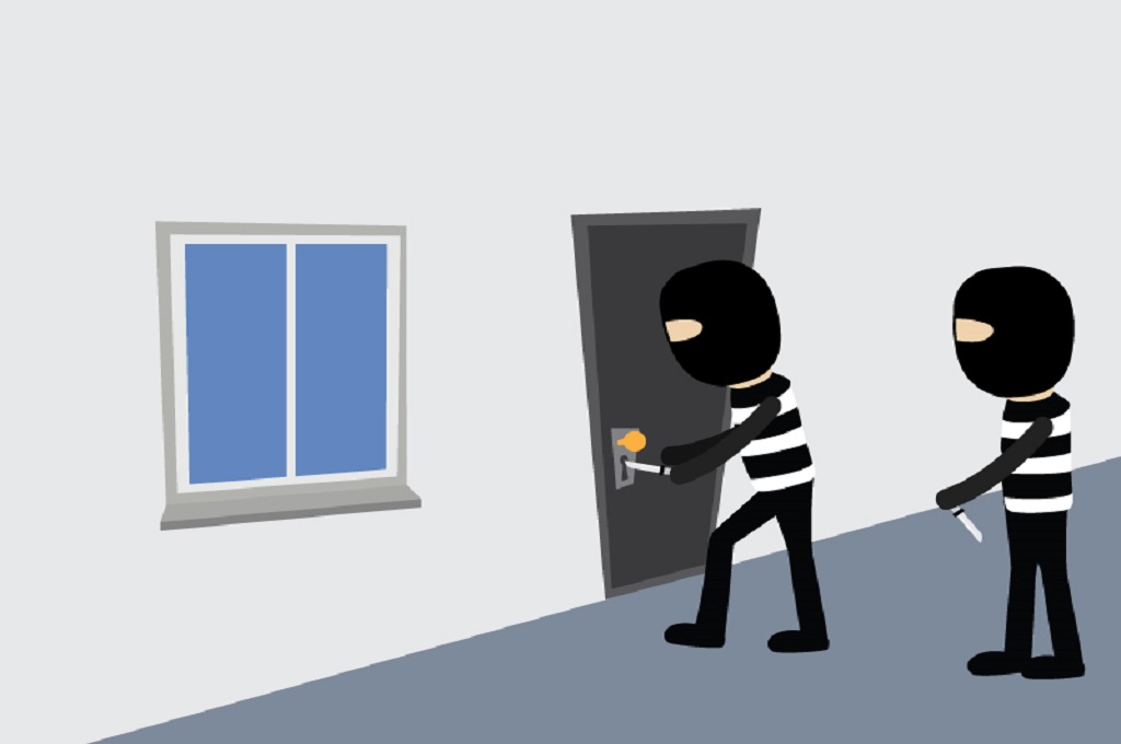 Ilustrasi perampokan.