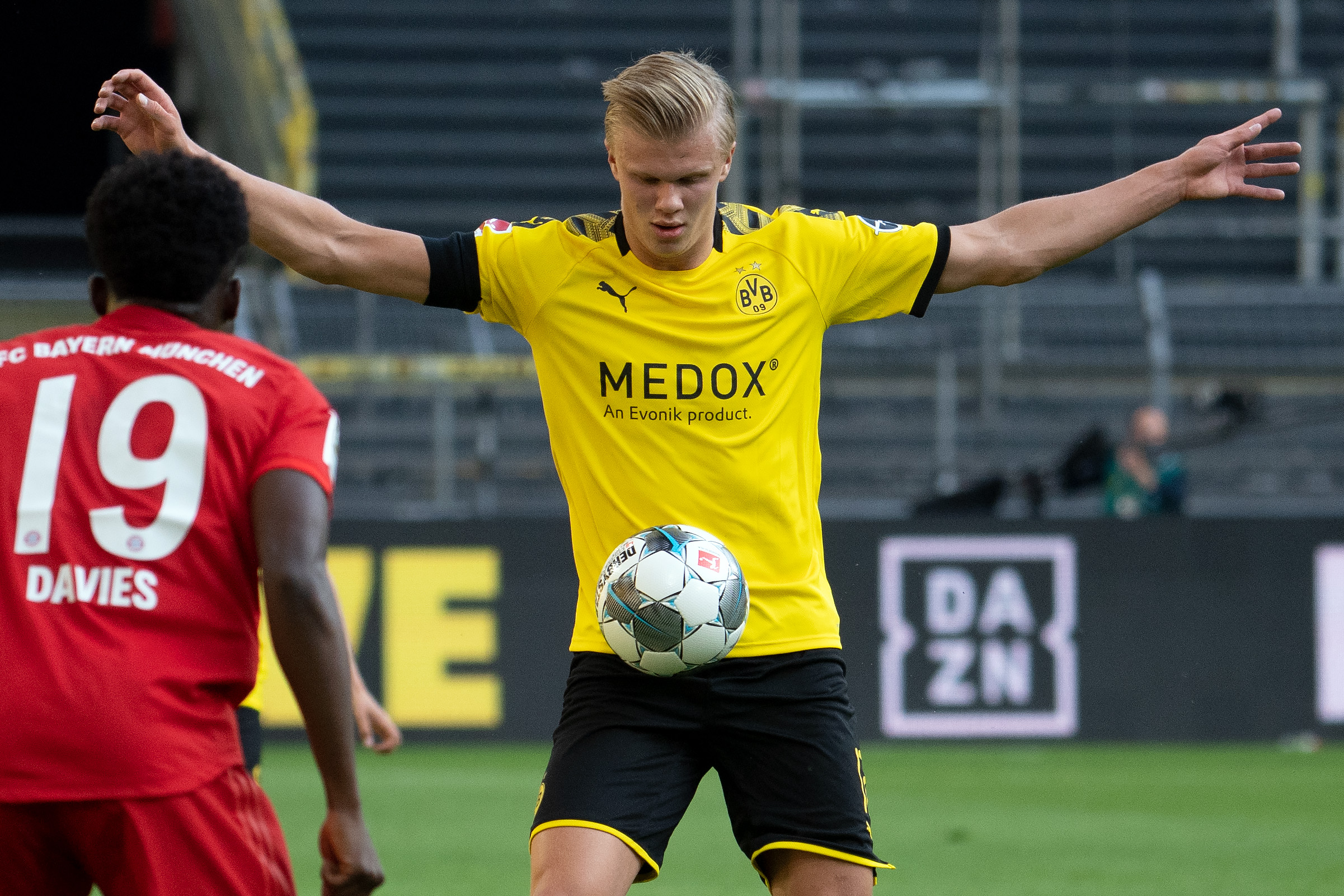 Penyerang Borussia Dormunt Erling Braut Haaland