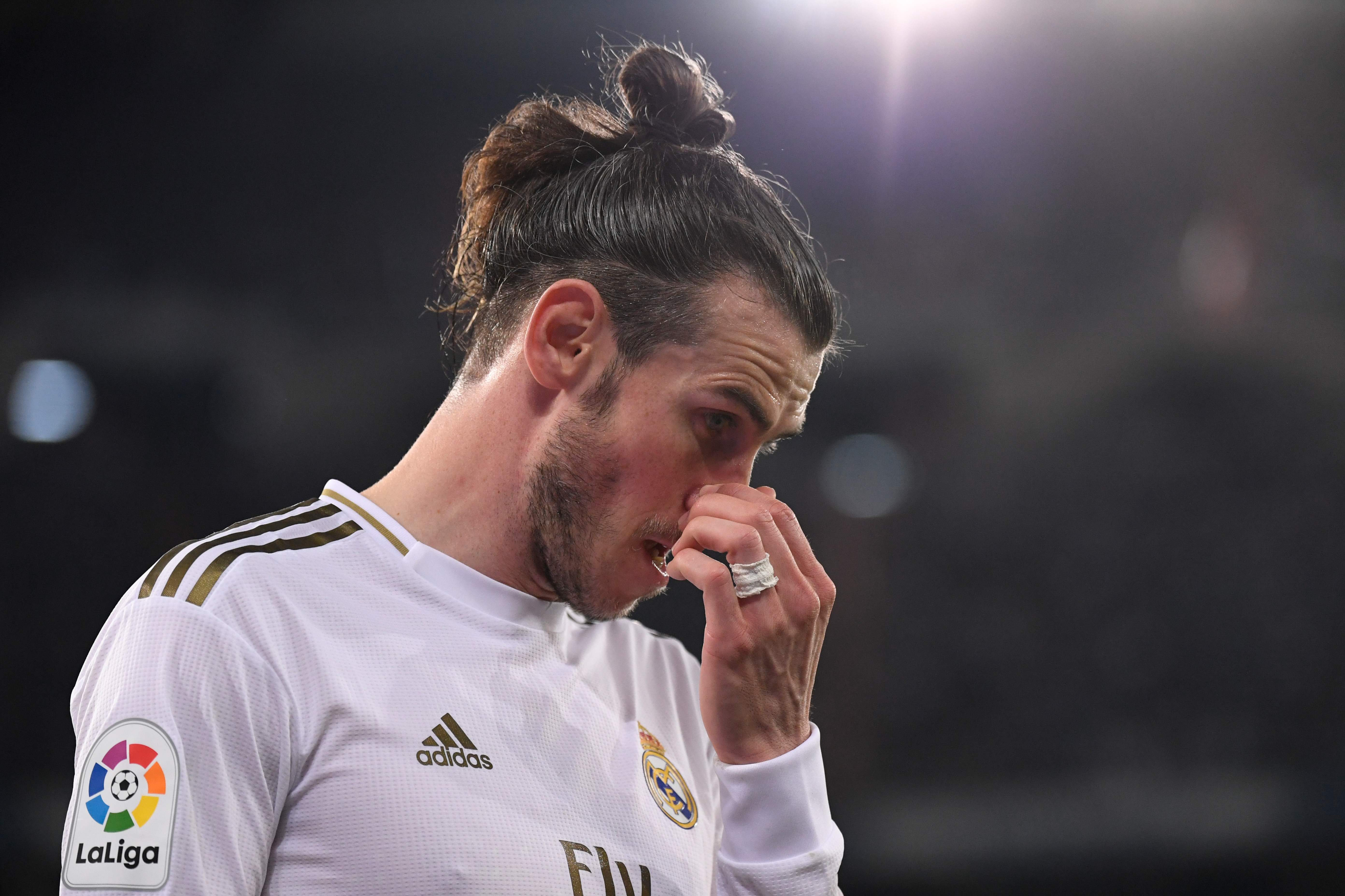 Pesepak bola asal Inggris, Gareth Bale, yang saat ini bergabung dengan Real Madrid.