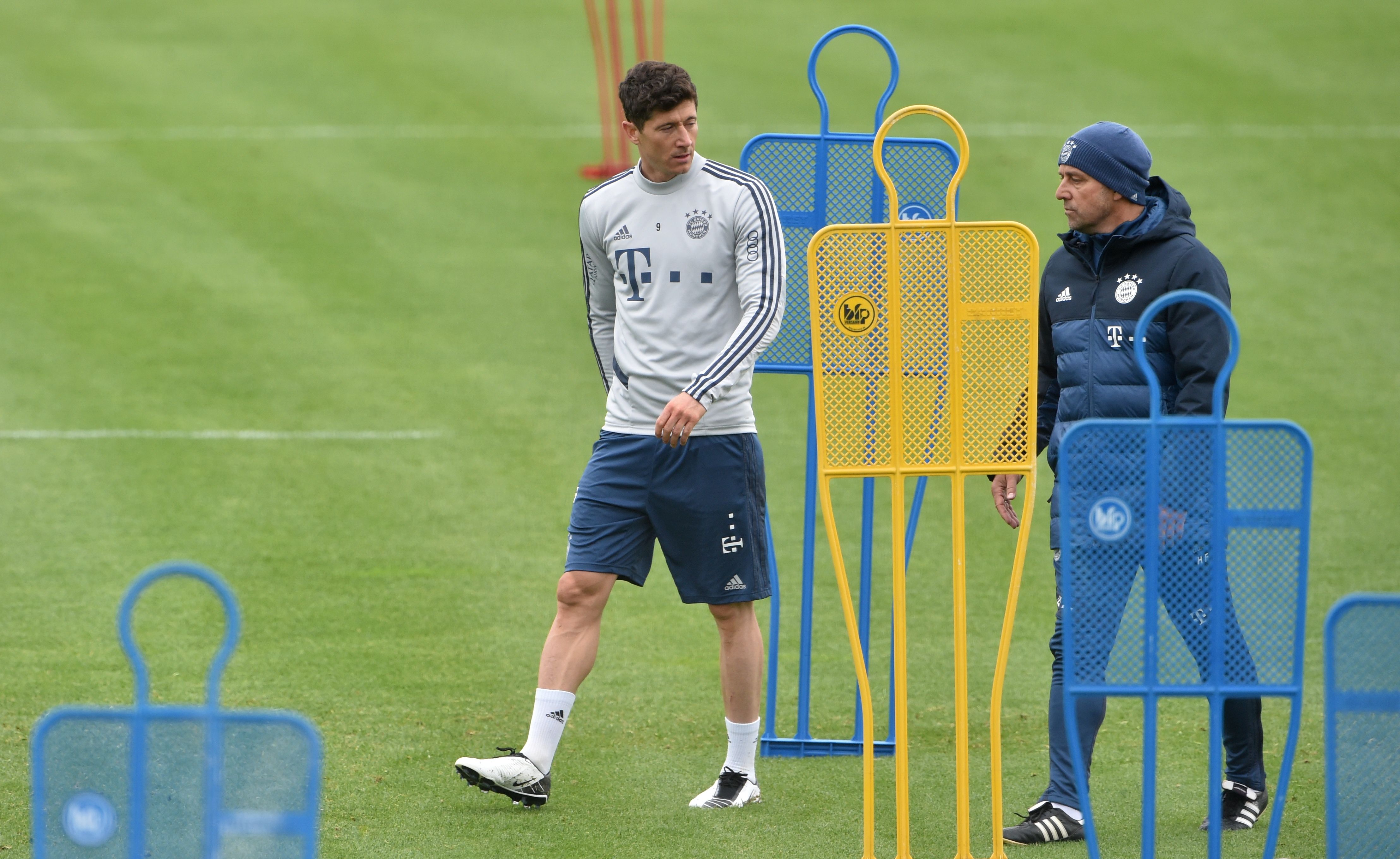 Penyerang Bayern Muenchen Robert Lewandowski