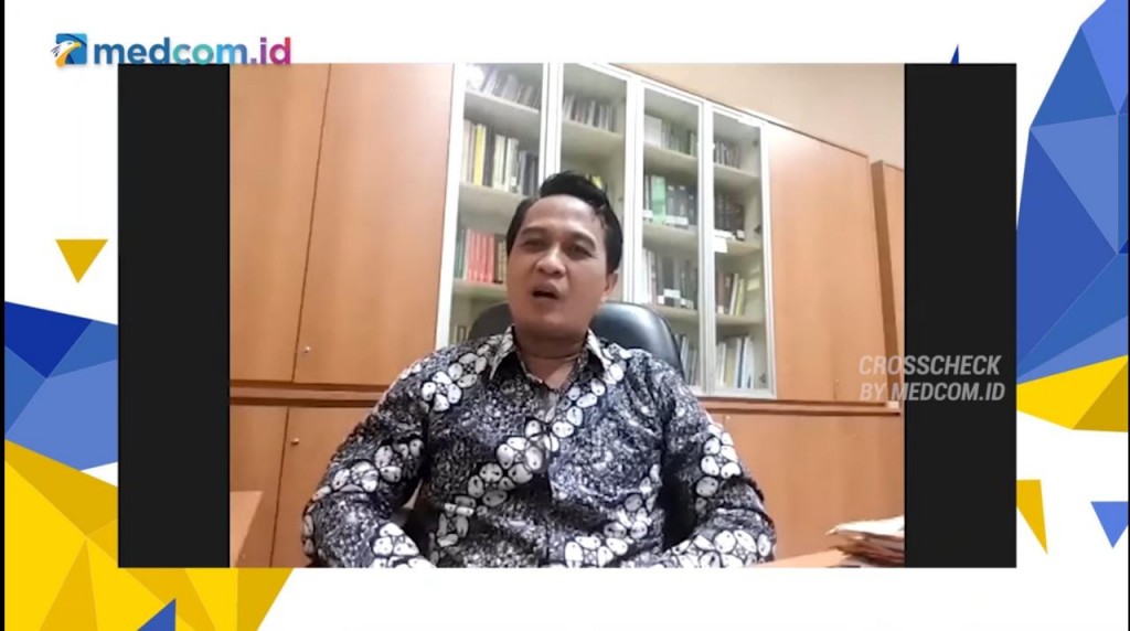 tangkapan layar diskusi Crosscheck #FromHome by Medcom.id