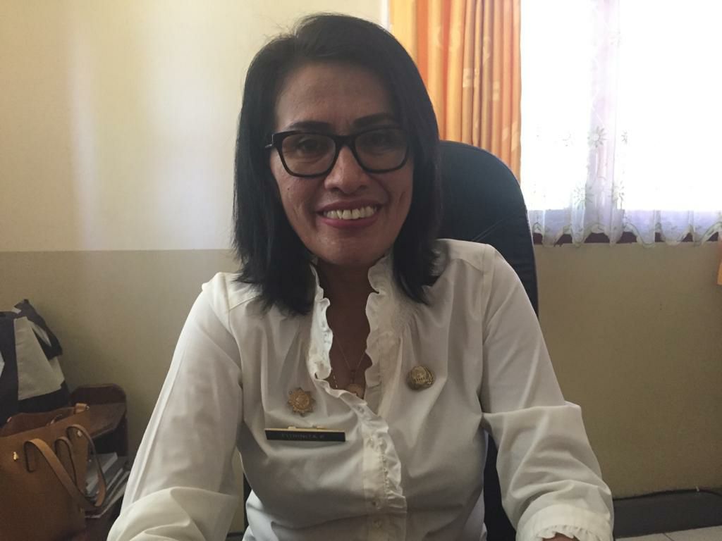 Kepala Dinas Pemberdayaan Masyarakat Desa (DPMD) Kabupaten Sikka, Fitrinita Kristiani 