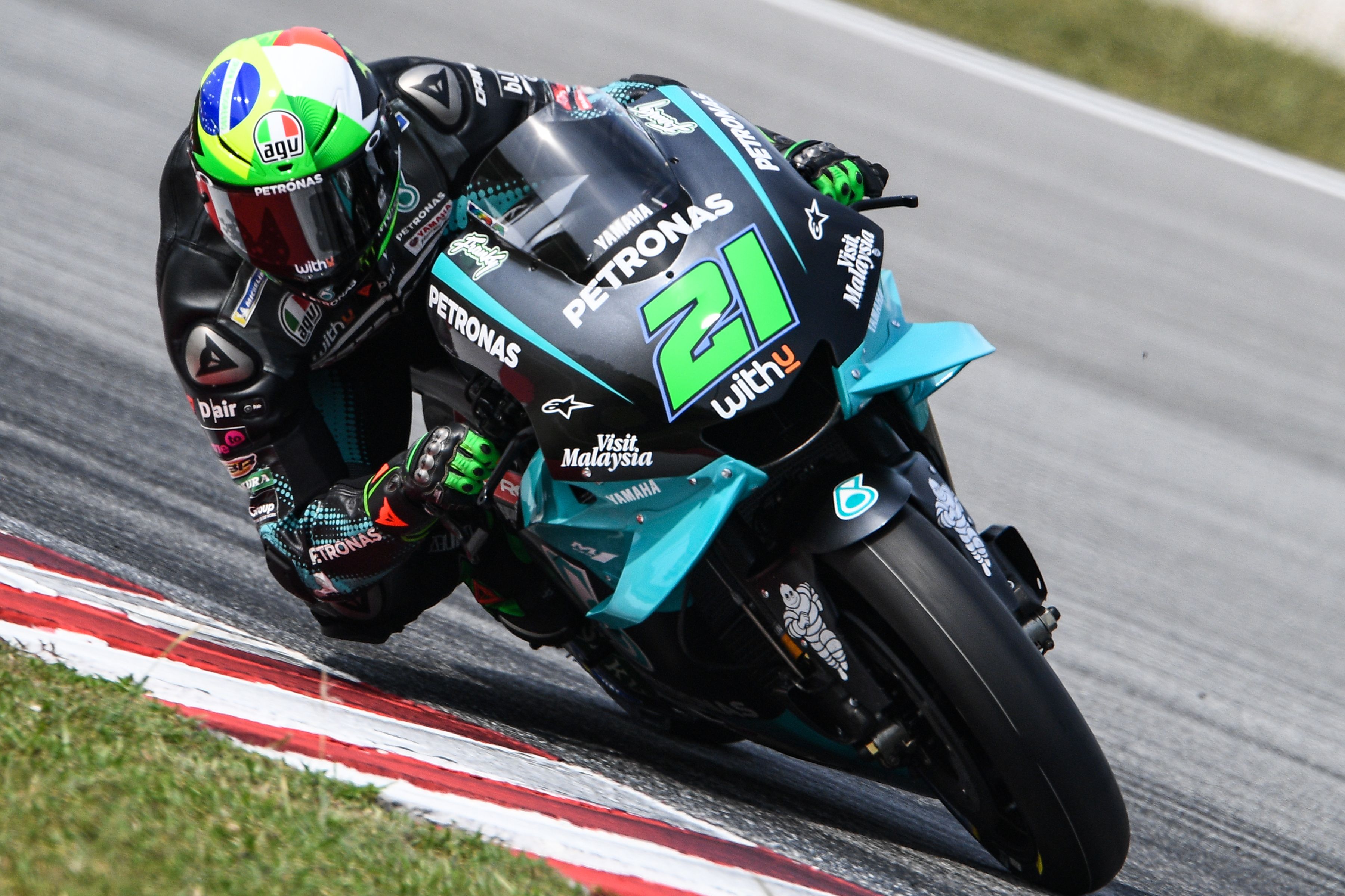 Pembalap Tim Yamaha SRT Franco Morbidelli