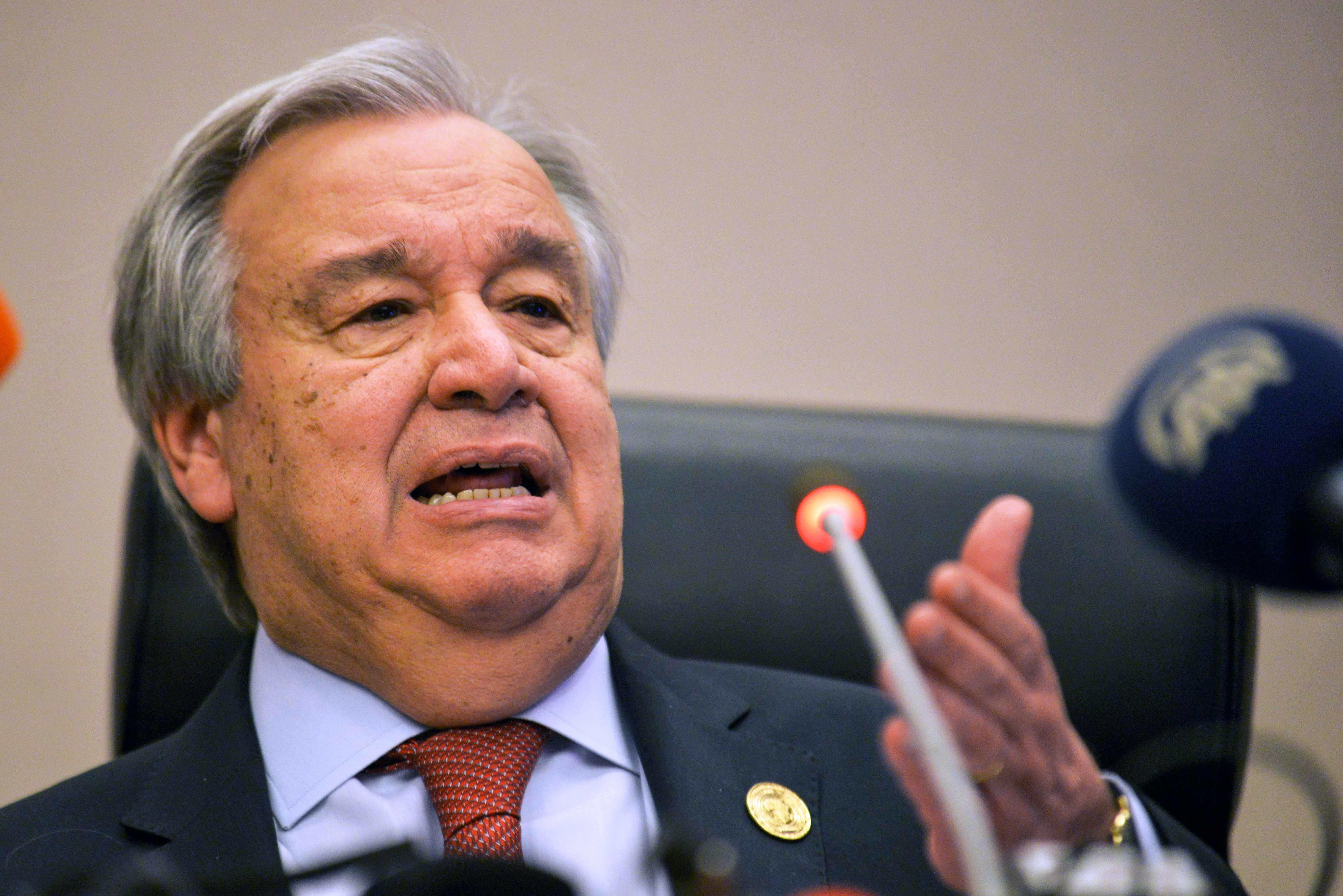 Antonio Guterres, Sekretaris Jenderal PBB.