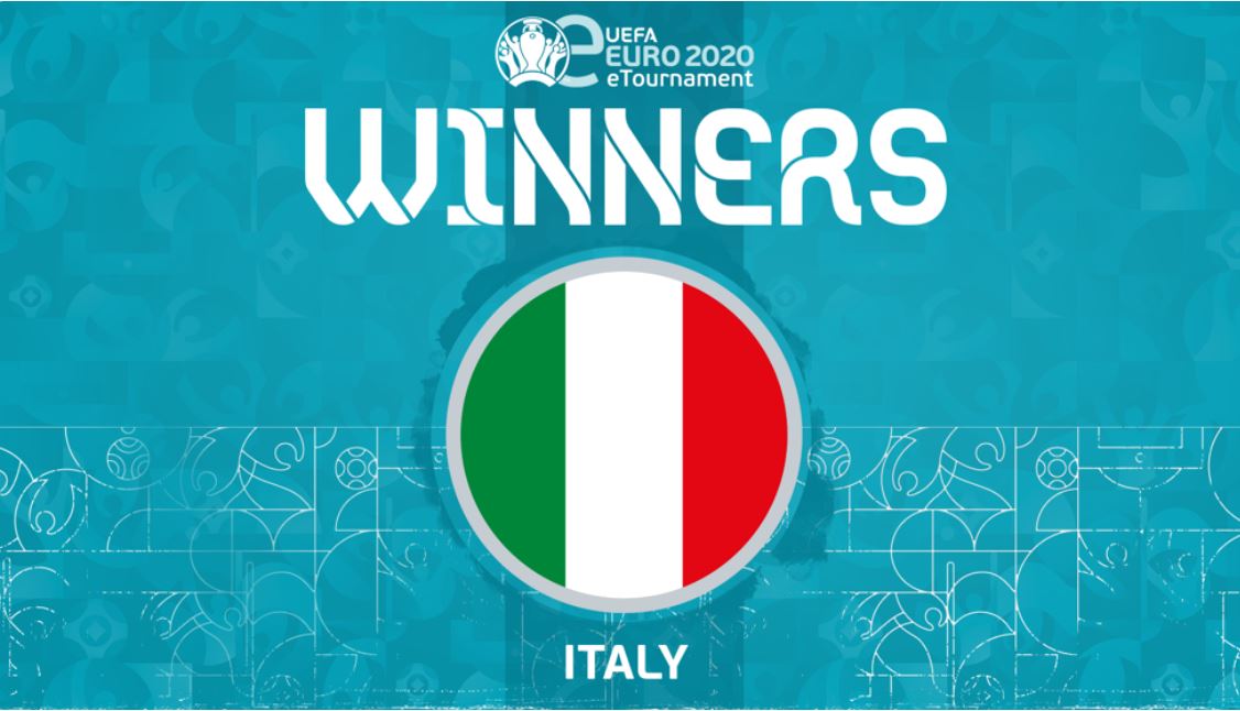 Italia sukses menjuara eEuro 2020.