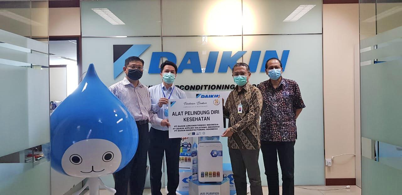 Perusahaan penyejuk udara, Daikin, turut berpartisipasi dalam penanganan Covid-19 di Indonesia.