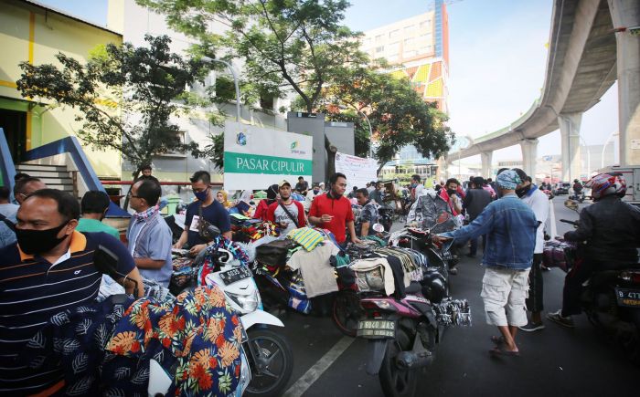 Suasana PSBB di Jakarta