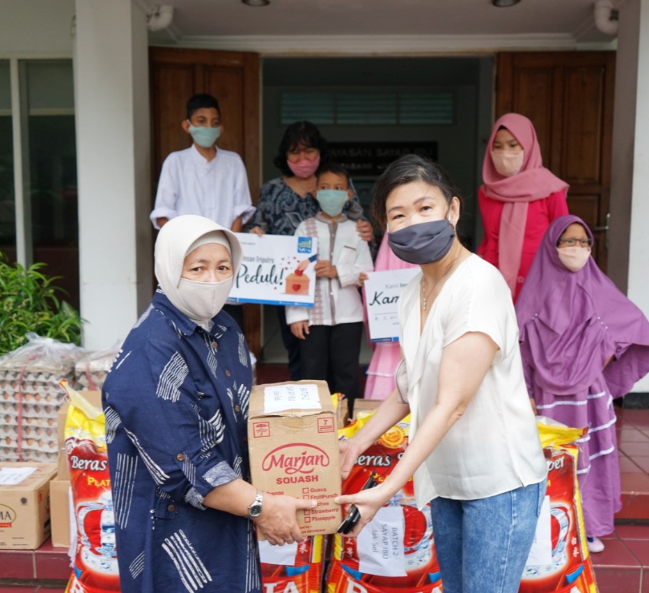 Donasi dari triputra Group untuk menangani dampak covid-19