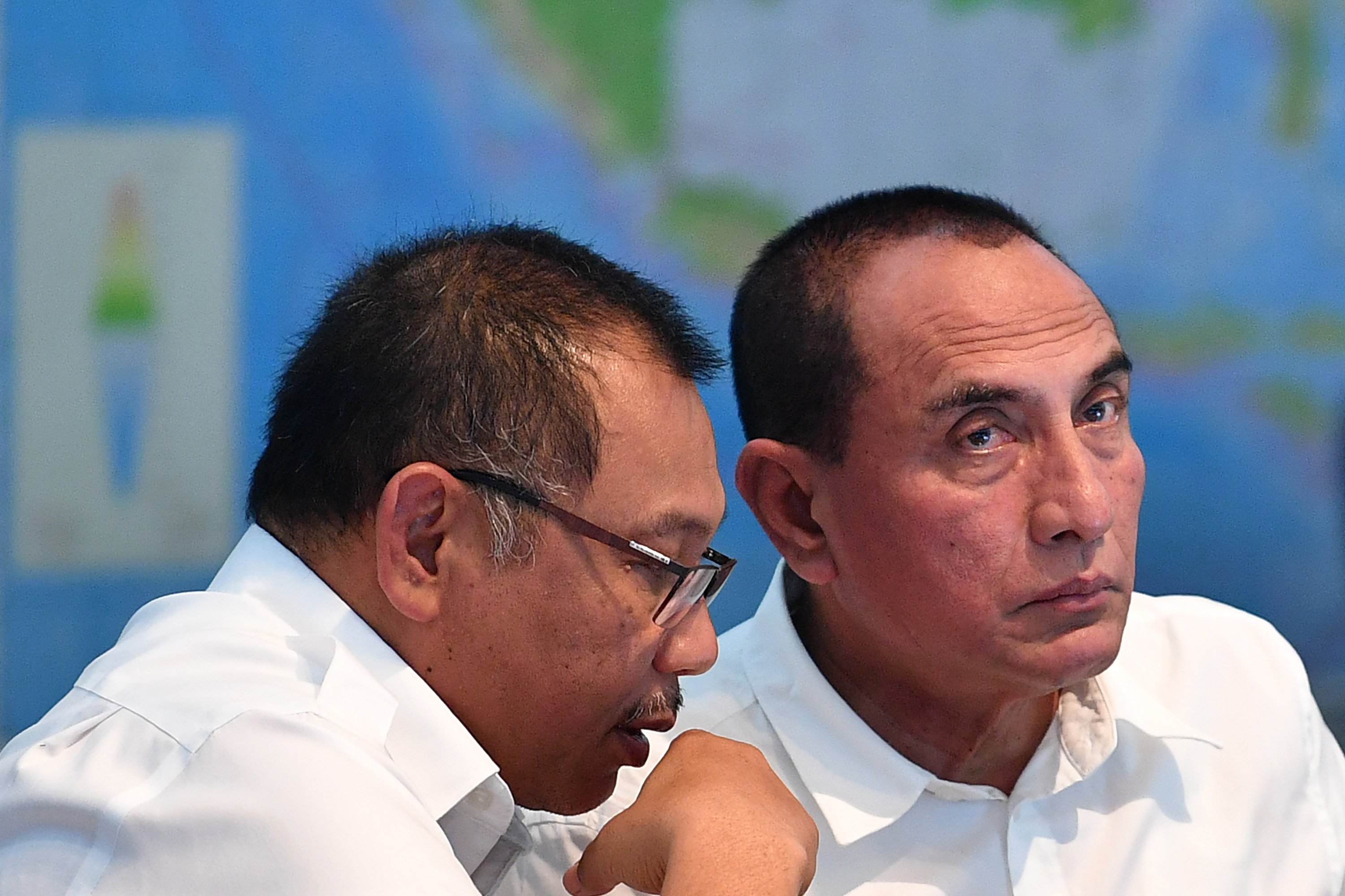 Gubernur Sumatra Utara Edy Rahmayadi (kanan)