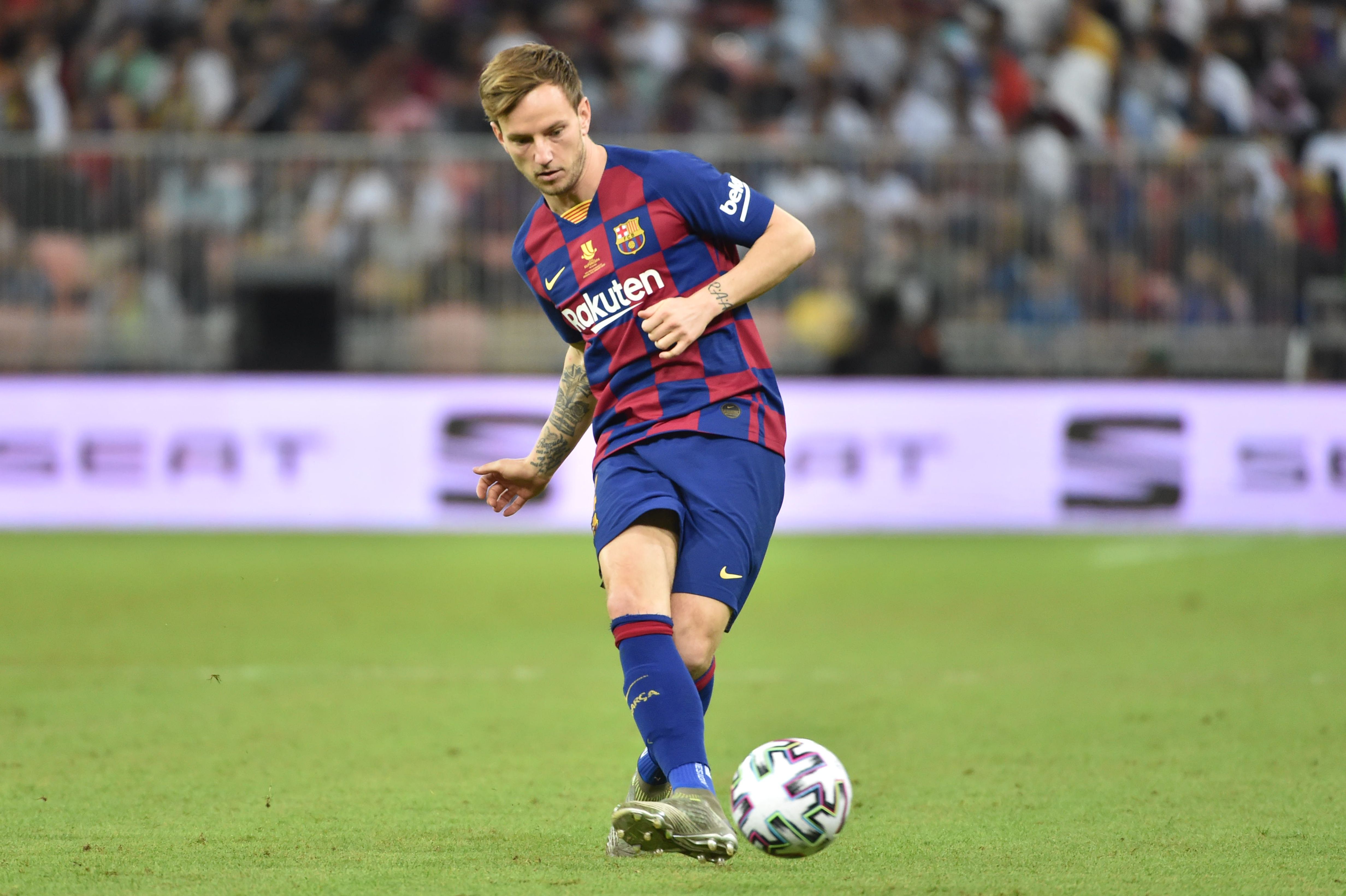  Gelandang Barcelona asal Kroasia Ivan Rakitic