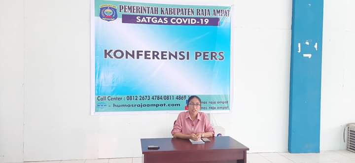 Juru bicara Satgas Covid-19 Kabupaten Raja Ampat, dr Rosenda 