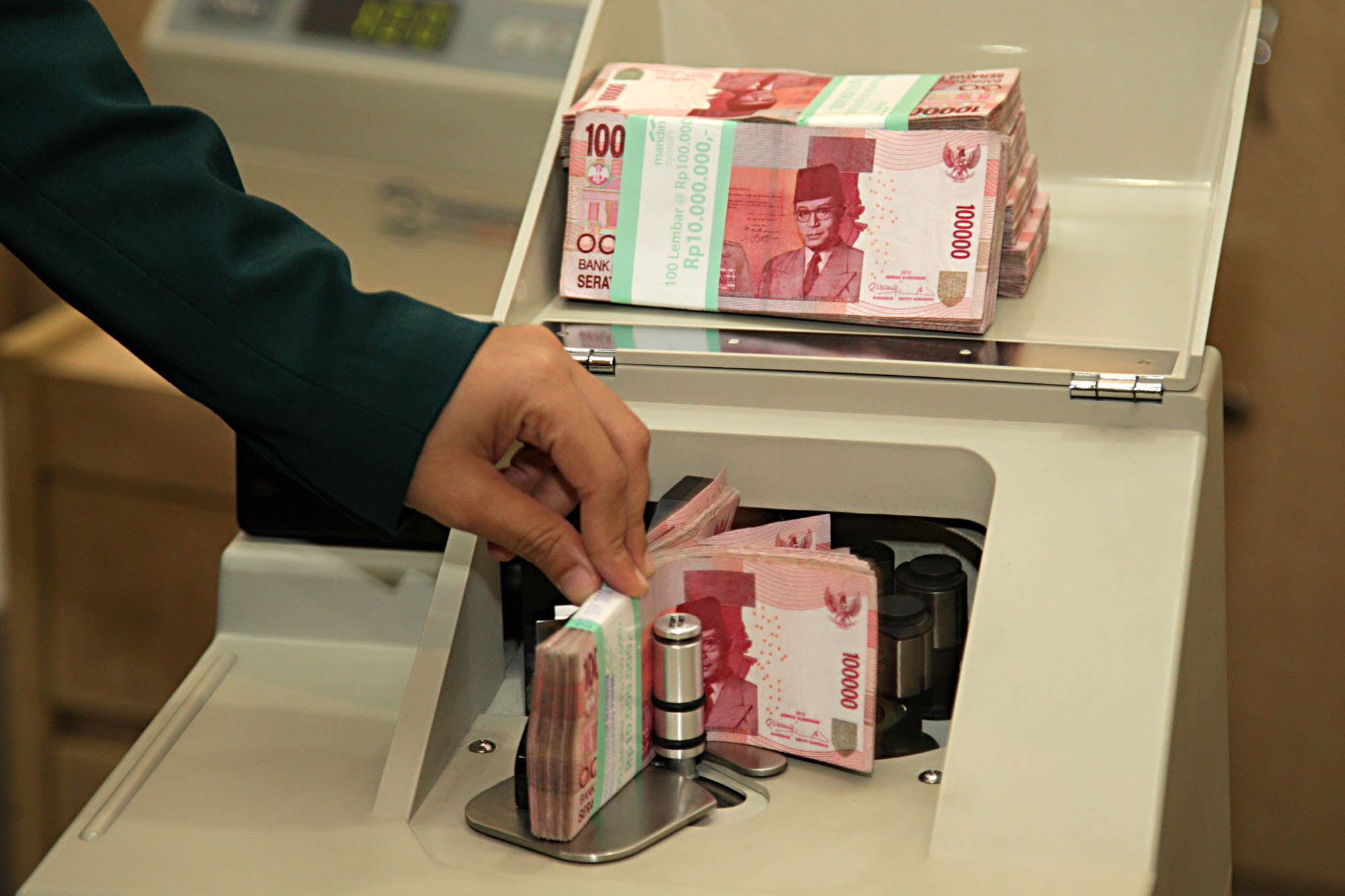 Ilustrasi aktivitas perbankan.