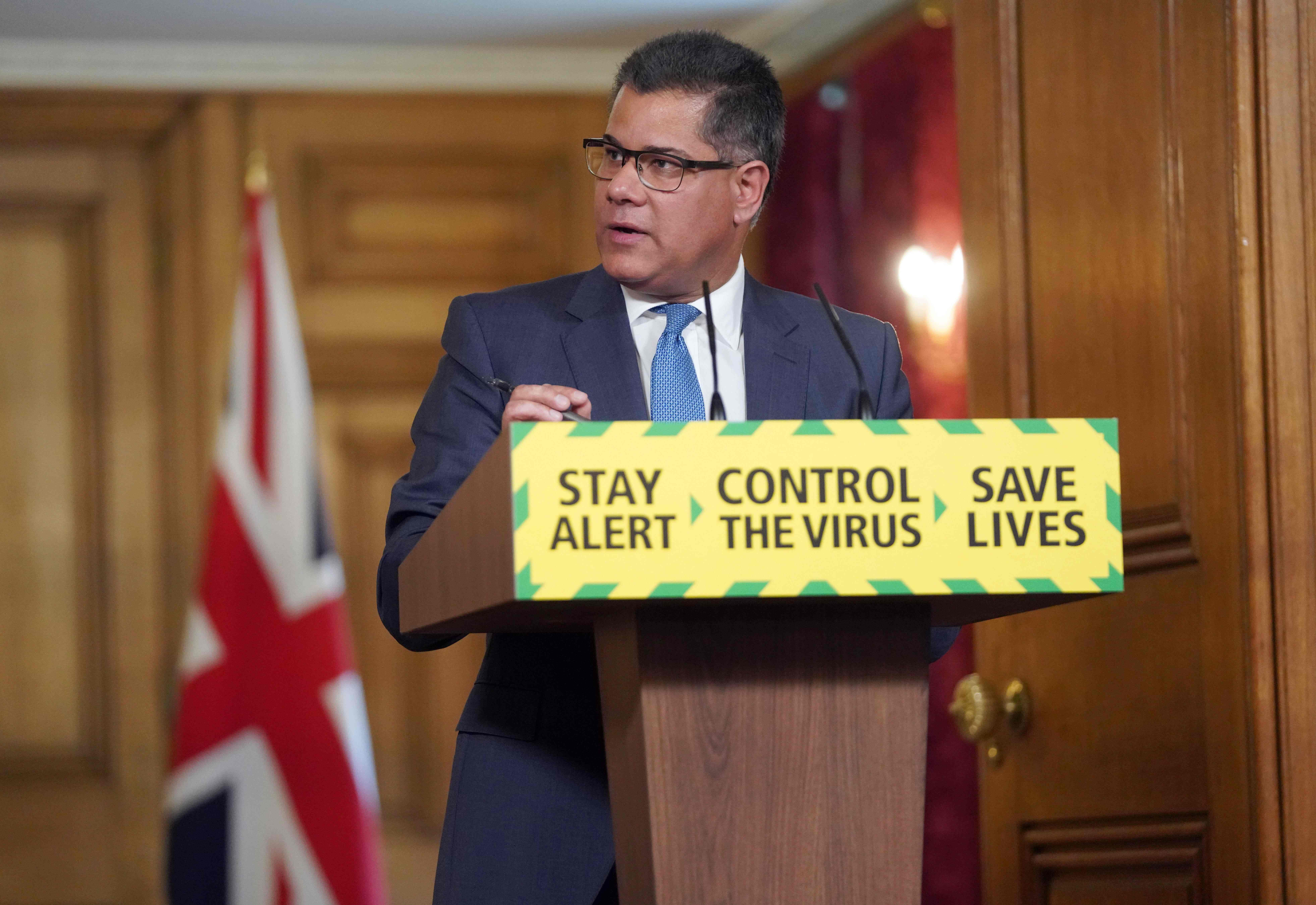 Menteri Bisnis Inggris Alok Sharma